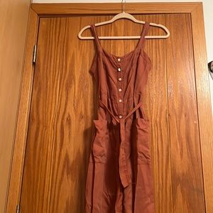 Dress with side slits